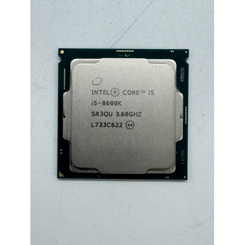 Процесор Intel Core i5-8600K 3.6(4.3)GHz 9MB s1151 Tray (CM8068403358508) (Відновлено продавцем, 853212) купити в Україні: Київ, Львів, Хмельницький, Тернопіль, Івано-Франківськ | Перевірка сумісності, низька ціна, відгуки, характеристики від TELEMART фото