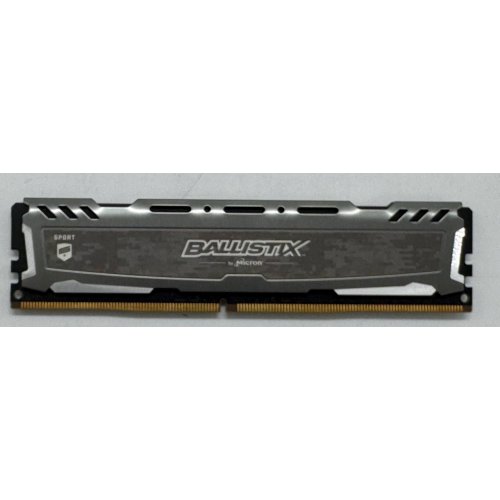 Озу Crucial DDR4 8GB 2400Mhz Ballistix Sport LT Gray (BLS8G4D240FSBK) (Восстановлено продавцом, 853214) купить в Украине: Киев, Днепр, Харьков, Одесса  | Проверка совместимости, низкая цена, отзывы, характеристики от TELEMART фото