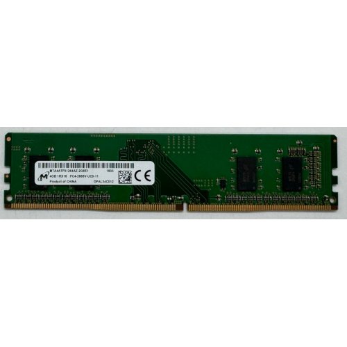 Озу Micron SODIMM DDR4 4GB 2666MHz (MTA4ATF51264HZ-2G6E1) (Восстановлено продавцом, 853218) купить в Украине: Киев, Днепр, Харьков, Одесса  | Проверка совместимости, низкая цена, отзывы, характеристики от TELEMART фото