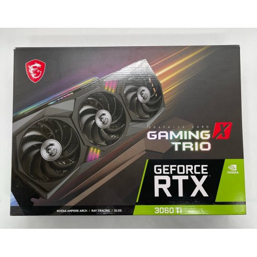 Видеокарта MSI GeForce RTX 3060 Ti GAMING X TRIO 8192MB (RTX 3060 Ti GAMING X TRIO 8GD6X) (Восстановлено продавцом, 853221) купить в Украине: Киев, Днепр, Харьков, Одесса  | Проверка совместимости, низкая цена, отзывы, характеристики от TELEMART фото