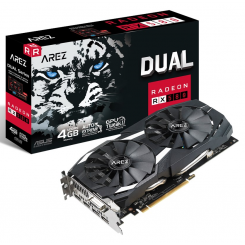 Відеокарта Asus AREZ Radeon RX 580 Dual 4096MB (AREZ-DUAL-RX580-4G)