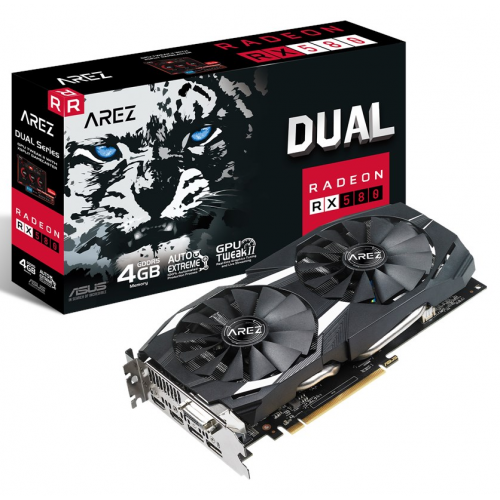 Продать Видеокарта Asus AREZ Radeon RX 580 Dual 4096MB (AREZ-DUAL-RX580-4G) по Trade-In интернет-магазине Телемарт - Киев, Днепр, Украина фото