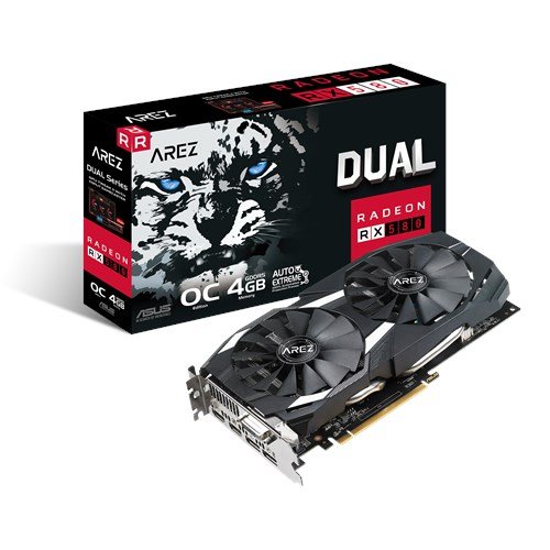 Продати Відеокарта Asus AREZ Radeon RX 580 Dual OC 4096MB (AREZ-DUAL-RX580-O4G) за Trade-In у інтернет-магазині Телемарт - Київ, Дніпро, Україна фото