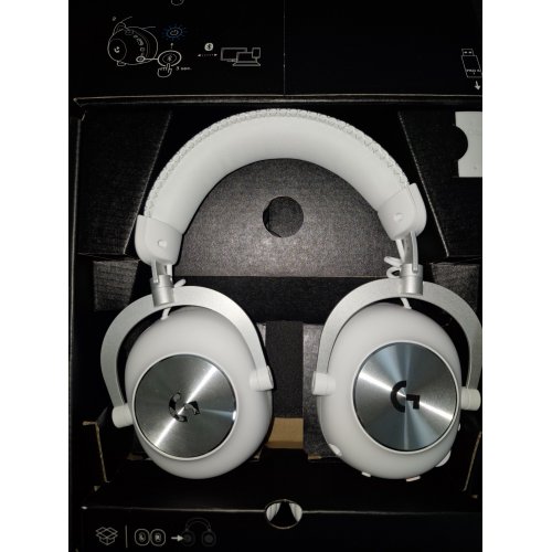 Уцінка навушники Logitech G Pro X 2 Lightspeed Wireless (981-001269) White (Сліди використання, 853247) купити в Україні: Київ, Львів, Хмельницький, Тернопіль, Івано-Франківськ | Низька ціна, відгуки, характеристики від TELEMART фото