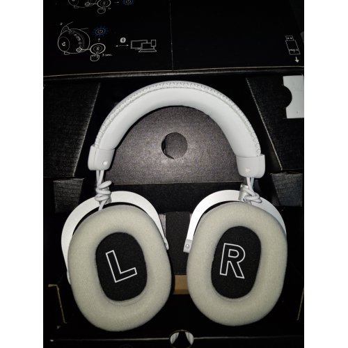 Уцінка навушники Logitech G Pro X 2 Lightspeed Wireless (981-001269) White (Сліди використання, 853247) купити в Україні: Київ, Львів, Хмельницький, Тернопіль, Івано-Франківськ | Низька ціна, відгуки, характеристики від TELEMART фото