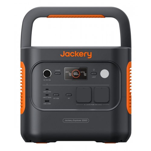 Зарядная станция Jackery Explorer 2000 V2 2200W 2042Wh купить в Украине: Киев, Днепр, Харьков, Одесса  | Низкая цена, отзывы, характеристики от TELEMART фото