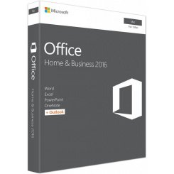 Офісний додаток Microsoft Office Mac Home and Business 2016 English Medialess Box (W6F-00855)