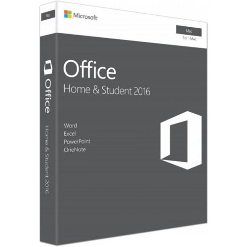 

Microsoft Office Mac Home and Student 2016 English Medialess Box (GZA-00997)