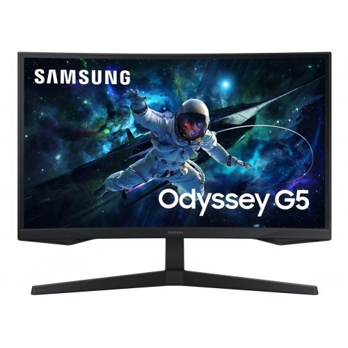 Уцінка монітор Samsung 27" Odyssey G5 S27CG550 (LS27CG550EIXCI) Black (Сліди використання, 853455) купити в Україні: Київ, Львів, Хмельницький, Тернопіль, Івано-Франківськ | Низька ціна, відгуки, характеристики від TELEMART фото