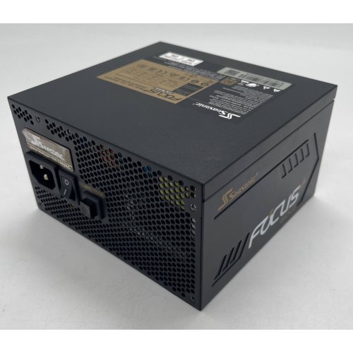 Блок живлення Seasonic Focus GX-550W Gold (SSR-550FX) (Відновлено продавцем, 853486) купити в Україні: Київ, Львів, Хмельницький, Тернопіль, Івано-Франківськ | Перевірка сумісності, низька ціна, відгуки, характеристики від TELEMART фото