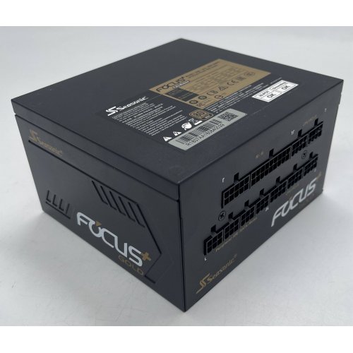 Блок живлення Seasonic Focus GX-550W Gold (SSR-550FX) (Відновлено продавцем, 853486) купити в Україні: Київ, Львів, Хмельницький, Тернопіль, Івано-Франківськ | Перевірка сумісності, низька ціна, відгуки, характеристики від TELEMART фото
