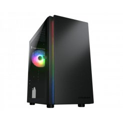 Корпус Cougar Purity RGB Tempered Glass без БП Black (Восстановлено продавцом, 853503)