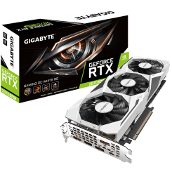 Видеокарта Gigabyte GeForce RTX 2070 SUPER Gaming OC White 8192MB (GV-N207SGAMING OC WHITE-8GD) (Восстановлено продавцом, 853534)