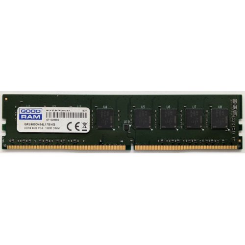 Озп GoodRAM DDR4 4GB 2400Mhz (GR2400D464L17S/4G) (Відновлено продавцем, 853544) купити в Україні: Київ, Львів, Хмельницький, Тернопіль, Івано-Франківськ | Перевірка сумісності, низька ціна, відгуки, характеристики від TELEMART фото