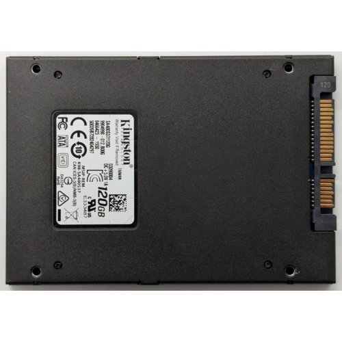 Ssd-диск Kingston SSDNow A400 TLC 120GB 2.5'' (SA400S37/120G) (Відновлено продавцем, 853651) купити в Україні: Київ, Львів, Хмельницький, Тернопіль, Івано-Франківськ | Перевірка сумісності, низька ціна, відгуки, характеристики від TELEMART фото