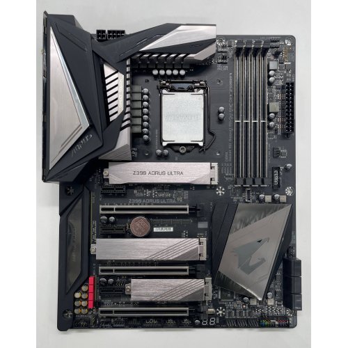 Материнская плата Gigabyte Z390 AORUS ULTRA (s1151-v2, Intel Z390) (Восстановлено продавцом, 853653) купить в Украине: Киев, Днепр, Харьков, Одесса  | Проверка совместимости, низкая цена, отзывы, характеристики от TELEMART фото