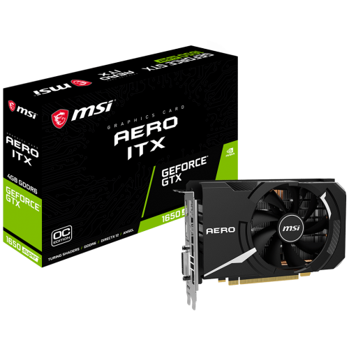 Відеокарта MSI GeForce GTX 1650 SUPER AERO ITX OC 4096MB (GTX 1650 SUPER AERO ITX OC) (Відновлено продавцем, 853660) купити в Україні: Київ, Львів, Хмельницький, Тернопіль, Івано-Франківськ | Перевірка сумісності, низька ціна, відгуки, характеристики від TELEMART фото