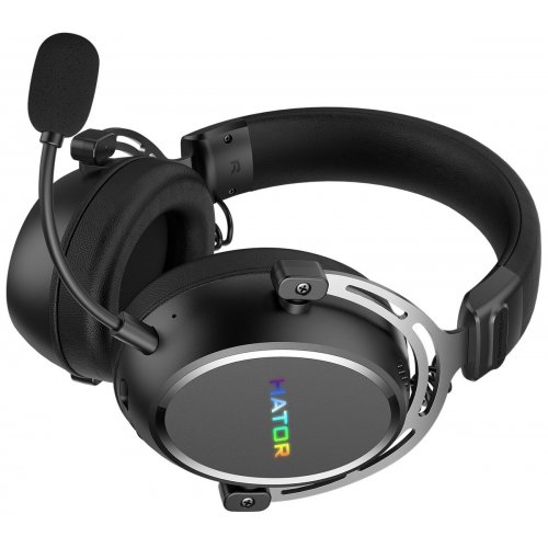 Уценка наушники HATOR Hypergang 3 Wireless (ESH55) Black (Вскрытая упаковка, 853691) купить в Украине: Киев, Днепр, Харьков, Одесса  | Низкая цена, отзывы, характеристики от TELEMART фото