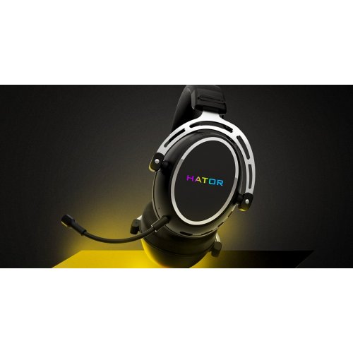 Уценка наушники HATOR Hypergang 3 Wireless (ESH55) Black (Вскрытая упаковка, 853691) купить в Украине: Киев, Днепр, Харьков, Одесса  | Низкая цена, отзывы, характеристики от TELEMART фото