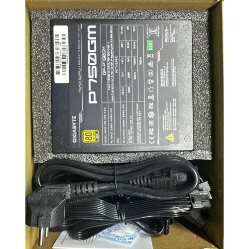 Уценка блок питания Gigabyte P750GM 750W (GP-P750GM) (Следы установки, 853708) купить в Украине: Киев, Днепр, Харьков, Одесса  | Проверка совместимости, низкая цена, отзывы, характеристики от TELEMART фото