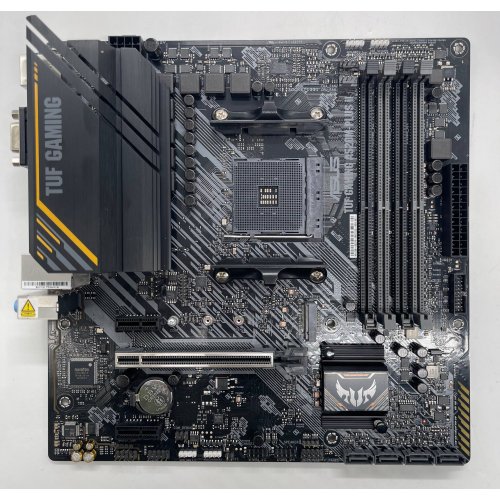 Материнская плата Asus TUF GAMING A520M-PLUS II (sAM4, A520) (Восстановлено продавцом, 853713) купить в Украине: Киев, Днепр, Харьков, Одесса  | Проверка совместимости, низкая цена, отзывы, характеристики от TELEMART фото