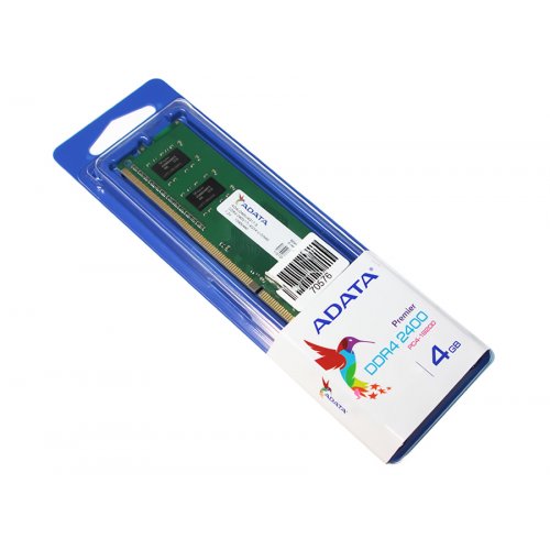Продати ОЗП ADATA DDR4 4GB 2400Mhz Premier (AD4U2400J4G17-S) за Trade-In у інтернет-магазині Телемарт - Київ, Дніпро, Україна фото