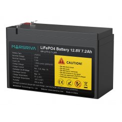 Аккумуляторная батарея Marsriva 12.8V 7.2Ah (MR-LFP12-7-LAR)