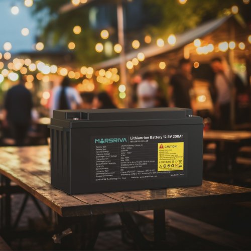 Аккумуляторная батарея Marsriva 12.8V 200Ah (MR-LBP12-200-LAR) купить в Украине: Киев, Днепр, Харьков, Одесса  | Низкая цена, отзывы, характеристики от TELEMART фото