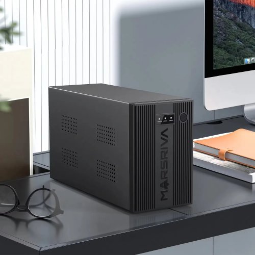 ДБЖ Marsriva 3000VA (MR-UF3000) купити в Україні: Київ, Львів, Хмельницький, Тернопіль, Івано-Франківськ | Низька ціна, відгуки, характеристики від TELEMART фото