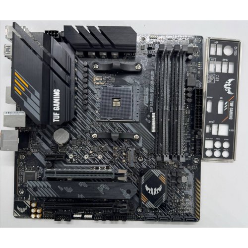 Материнская плата Asus TUF GAMING B550M-PLUS (sAM4, AMD B550) (Восстановлено продавцом, 853966) купить в Украине: Киев, Днепр, Харьков, Одесса  | Проверка совместимости, низкая цена, отзывы, характеристики от TELEMART фото