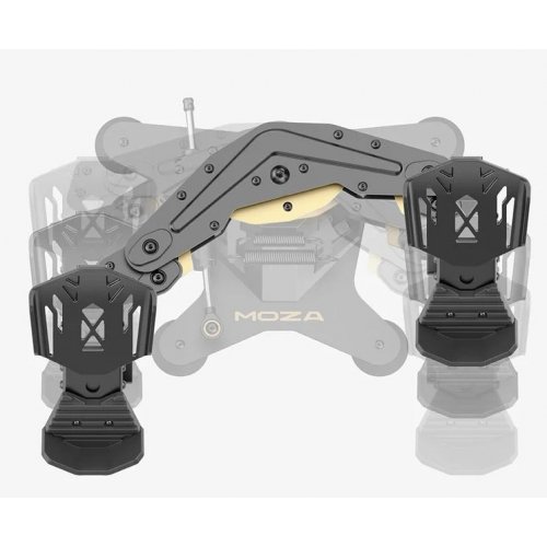 Педалі MOZA Racing MRP Rudder Pedals (AS019_Moza) Black купити в Україні: Київ, Львів, Хмельницький, Тернопіль, Івано-Франківськ | Низька ціна, відгуки, характеристики від TELEMART фото