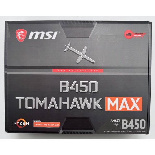 Материнская плата MSI B450 TOMAHAWK MAX (sAM4, AMD B450) (Восстановлено продавцом, 853992) купить в Украине: Киев, Днепр, Харьков, Одесса  | Проверка совместимости, низкая цена, отзывы, характеристики от TELEMART фото