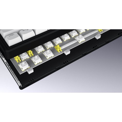 Клавіатура HATOR Skyfall 65 Aurum Sterling Wireless (HTK3160UA) White/Black купити в Україні: Київ, Львів, Хмельницький, Тернопіль, Івано-Франківськ | Низька ціна, відгуки, характеристики від TELEMART фото