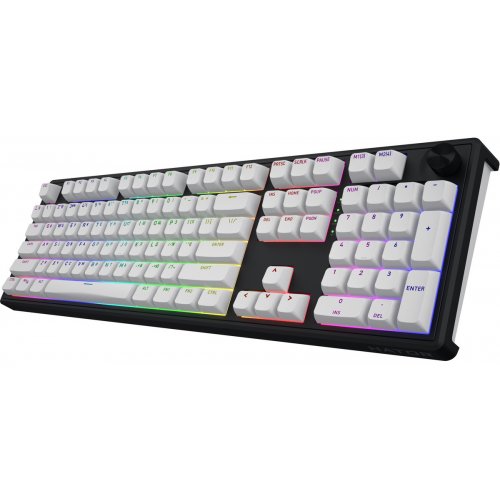 Клавіатура HATOR Skyfall 100 Aurum Lemon Wireless (HTK3100UA) White/Black купити в Україні: Київ, Львів, Хмельницький, Тернопіль, Івано-Франківськ | Низька ціна, відгуки, характеристики від TELEMART фото