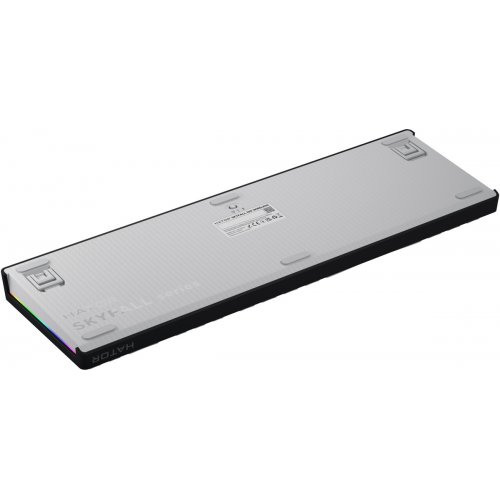 Клавіатура HATOR Skyfall 100 Aurum Lemon Wireless (HTK3100UA) White/Black купити в Україні: Київ, Львів, Хмельницький, Тернопіль, Івано-Франківськ | Низька ціна, відгуки, характеристики від TELEMART фото