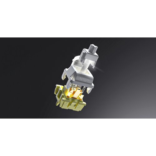 Клавіатура HATOR Skyfall 100 Aurum Lemon Wireless (HTK3100UA) White/Black купити в Україні: Київ, Львів, Хмельницький, Тернопіль, Івано-Франківськ | Низька ціна, відгуки, характеристики від TELEMART фото