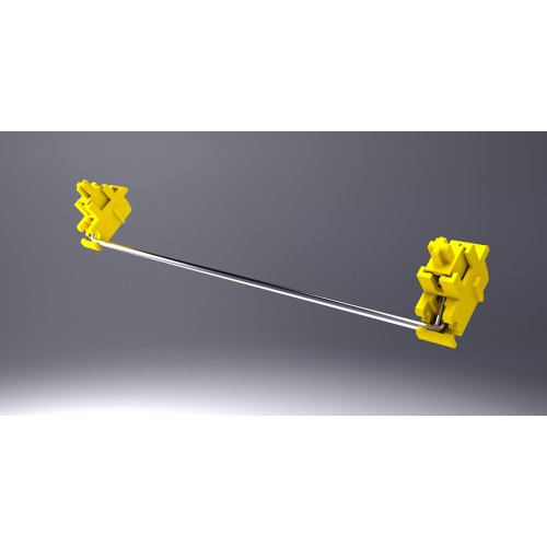 Клавіатура HATOR Skyfall 100 Aurum Lemon Wireless (HTK3100UA) White/Black купити в Україні: Київ, Львів, Хмельницький, Тернопіль, Івано-Франківськ | Низька ціна, відгуки, характеристики від TELEMART фото