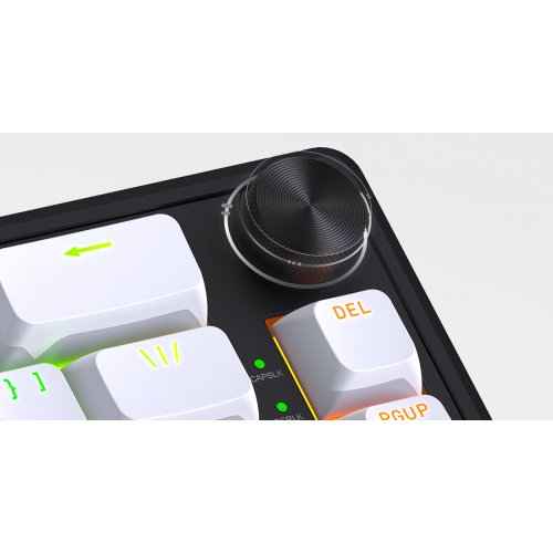 Клавіатура HATOR Skyfall 100 Aurum Lemon Wireless (HTK3100UA) White/Black купити в Україні: Київ, Львів, Хмельницький, Тернопіль, Івано-Франківськ | Низька ціна, відгуки, характеристики від TELEMART фото