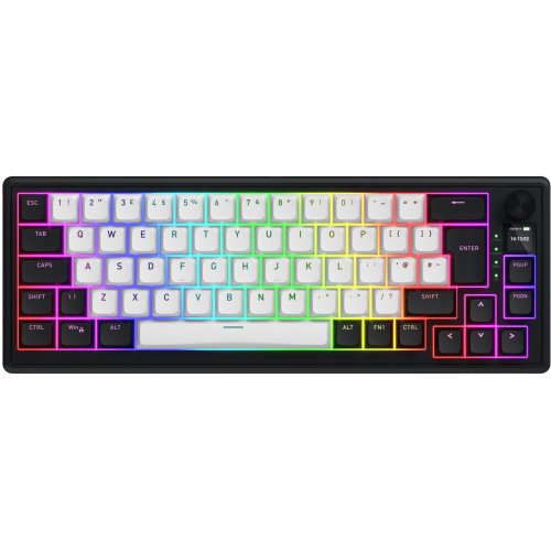 Клавіатура HATOR Skyfall 65 MAG Ultima 8K Aurum Ice Wireless (HTK3860EU) Black/White купити в Україні: Київ, Львів, Хмельницький, Тернопіль, Івано-Франківськ | Низька ціна, відгуки, характеристики від TELEMART фото