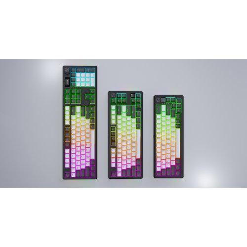 Клавіатура HATOR Skyfall 65 Pro Aurum Vanila Silent Wireless (HTK4160UA) Grey/Black купити в Україні: Київ, Львів, Хмельницький, Тернопіль, Івано-Франківськ | Низька ціна, відгуки, характеристики від TELEMART фото