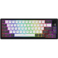 Клавіатура HATOR Skyfall 65 Pro Aurum Vanila Silent Wireless (HTK4160) Grey/Black