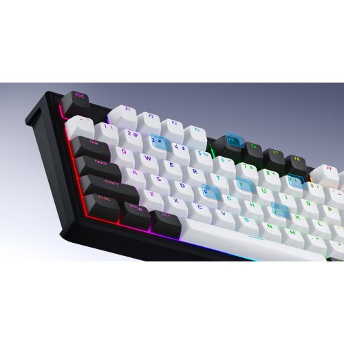 Клавіатура HATOR Skyfall 65 Pro Aurum Vanila Silent Wireless (HTK4160) Grey/Black купити в Україні: Київ, Львів, Хмельницький, Тернопіль, Івано-Франківськ | Низька ціна, відгуки, характеристики від TELEMART фото