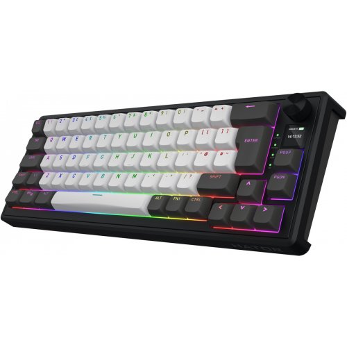 Клавіатура HATOR Skyfall 65 Pro Aurum Vanila Silent Wireless (HTK4160EU) Grey/Black купити в Україні: Київ, Львів, Хмельницький, Тернопіль, Івано-Франківськ | Низька ціна, відгуки, характеристики від TELEMART фото