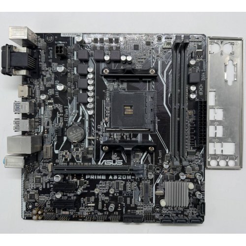 Материнская плата Asus PRIME A320M-K (sAM4, AMD A320) (Восстановлено продавцом, 854014) купить в Украине: Киев, Днепр, Харьков, Одесса  | Проверка совместимости, низкая цена, отзывы, характеристики от TELEMART фото