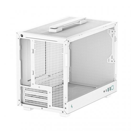 Уценка корпус Deepcool CH160 Tempered Glass без БП (R-CH160-WHNGI0-G-1) White (Вскрытая упаковка, 854032) купить в Украине: Киев, Днепр, Харьков, Одесса  | Проверка совместимости, низкая цена, отзывы, характеристики от TELEMART фото