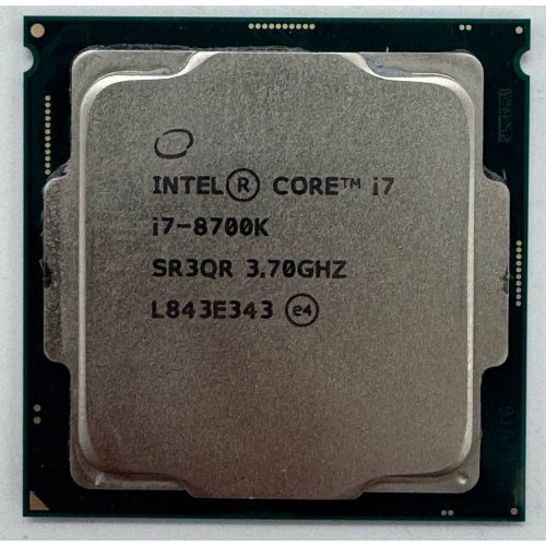 Процесор Intel Core i7-8700K 3.7(4.7)GHz 12MB s1151 Tray (CM8068403358220) (Відновлено продавцем, 854044) купити в Україні: Київ, Львів, Хмельницький, Тернопіль, Івано-Франківськ | Перевірка сумісності, низька ціна, відгуки, характеристики від TELEMART фото