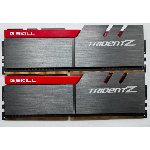 Озу G.Skill DDR4 16GB (2x8GB) 3200Mhz Trident Z (F4-3200C14D-16GTZ) (Восстановлено продавцом, 854045) купить в Украине: Киев, Днепр, Харьков, Одесса  | Проверка совместимости, низкая цена, отзывы, характеристики от TELEMART фото