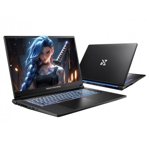 Ноутбук Dream Machines RG5050-17 (RG5050-17UA31) Black купити в Україні: Київ, Львів, Хмельницький, Тернопіль, Івано-Франківськ | Низька ціна, відгуки, характеристики від TELEMART фото