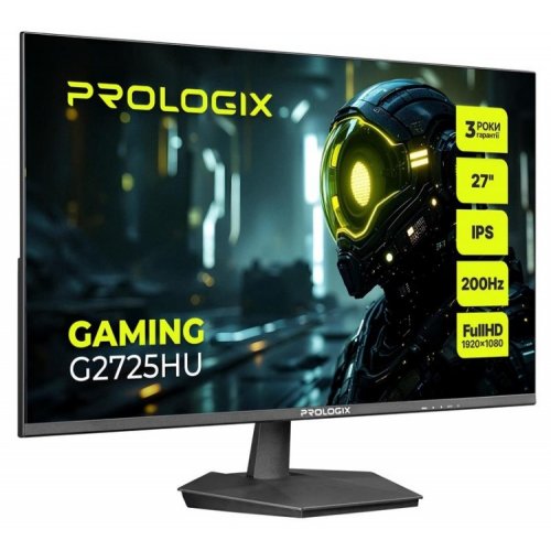 Монитор Prologix 27" Gaming G2725HU Black купить в Украине: Киев, Днепр, Харьков, Одесса  | Низкая цена, отзывы, характеристики от TELEMART фото