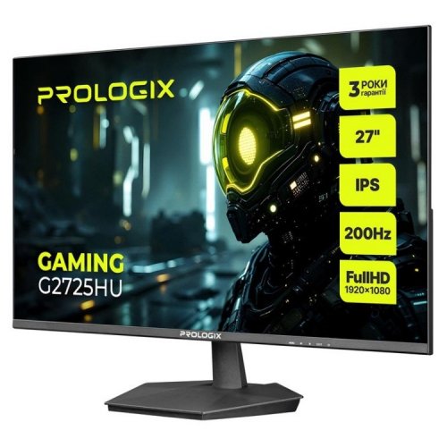 Монитор Prologix 27" Gaming G2725HU Black купить в Украине: Киев, Днепр, Харьков, Одесса  | Низкая цена, отзывы, характеристики от TELEMART фото